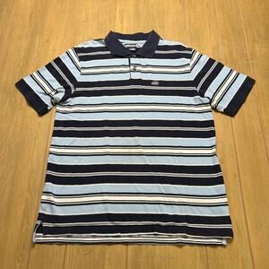 Vintage Y2K Ecko Unltd Short Sleeve Striped Polo Shirt Men's Sz L